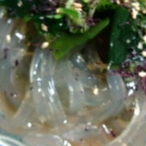 ところてんの海藻サラダ